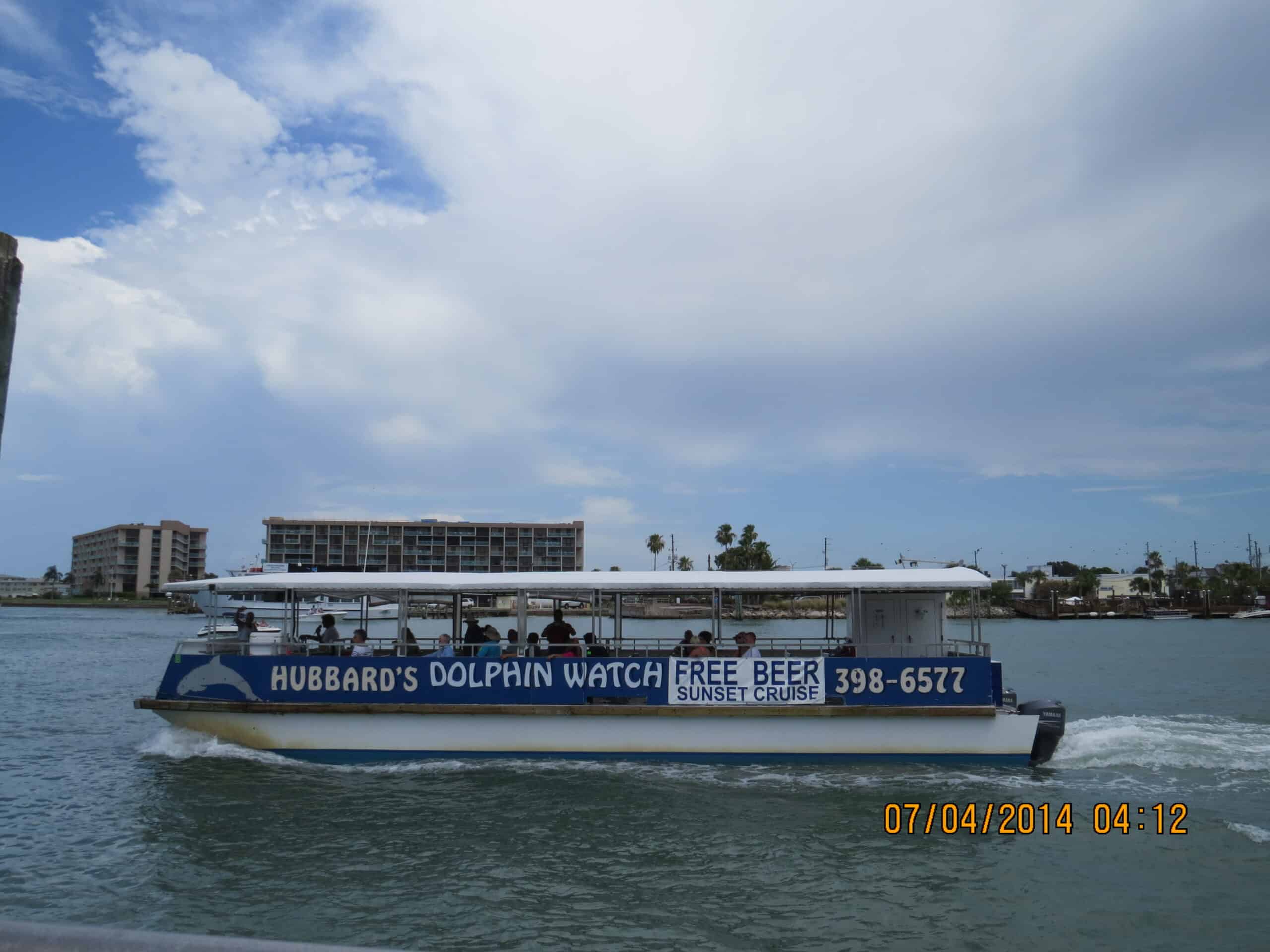 Sea adventure aka Big Blue boat closest to Johns pass bridge Hubbard