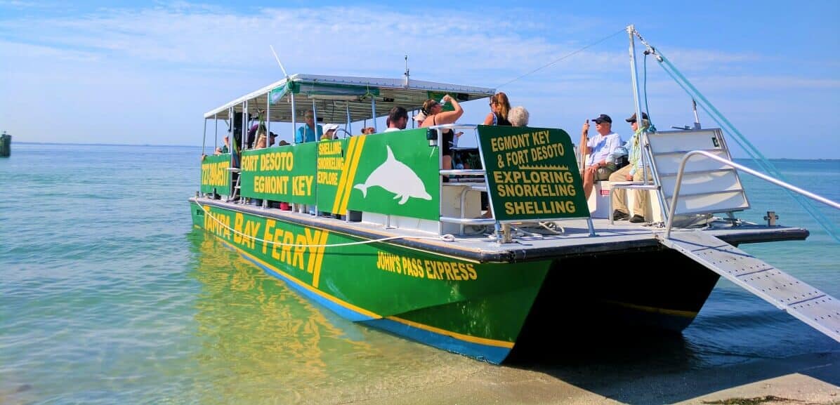 Shell key ferry camping photos Tampa Bay Ferry (3) Copy Hubbard's