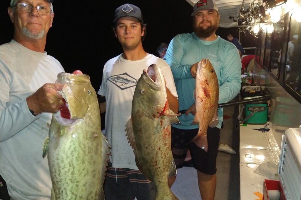 NEAR SHORE & OFFSHORE - gag grouper & mangrove snapper