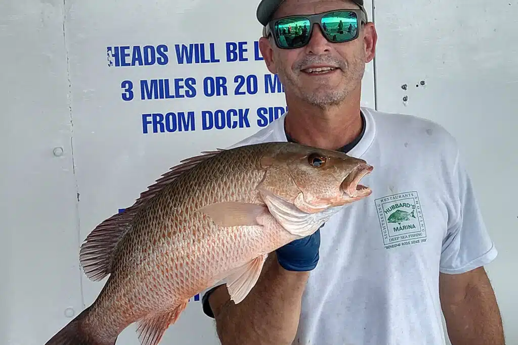 OFFSHORE - mangrove snapper.
