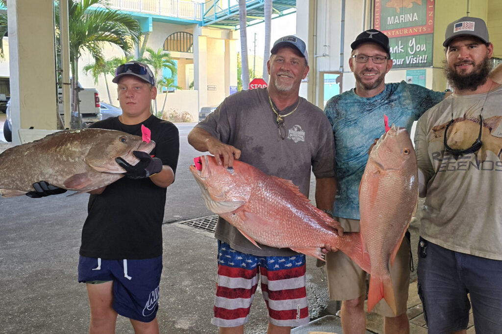 OFFSHORE - gag grouper, red snapper, and mutton snapper