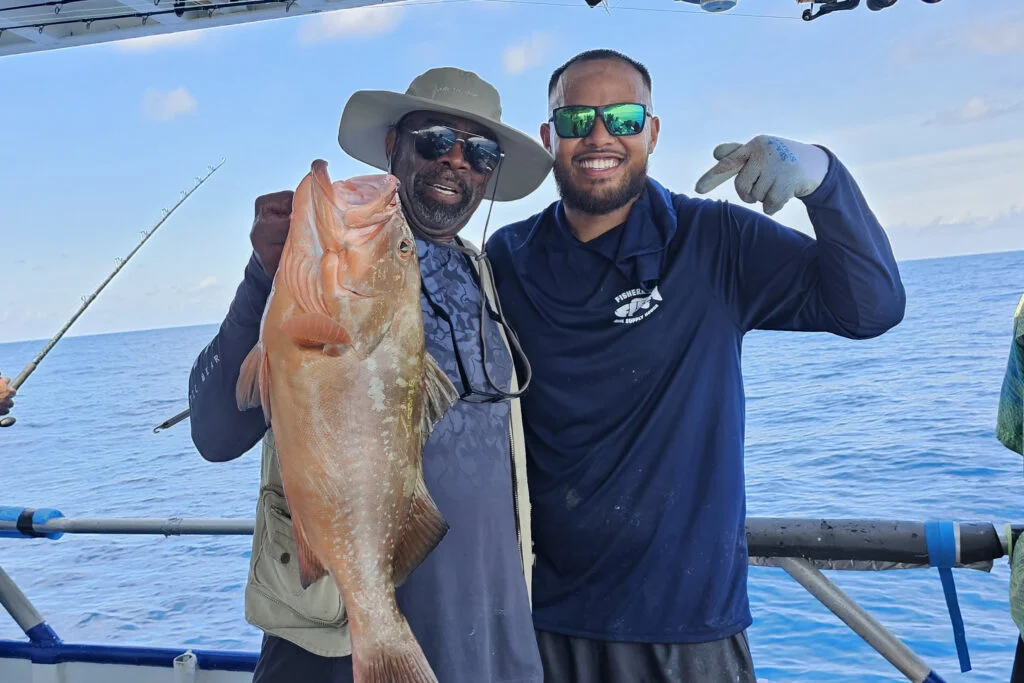 Pops Red Grouper T wide
