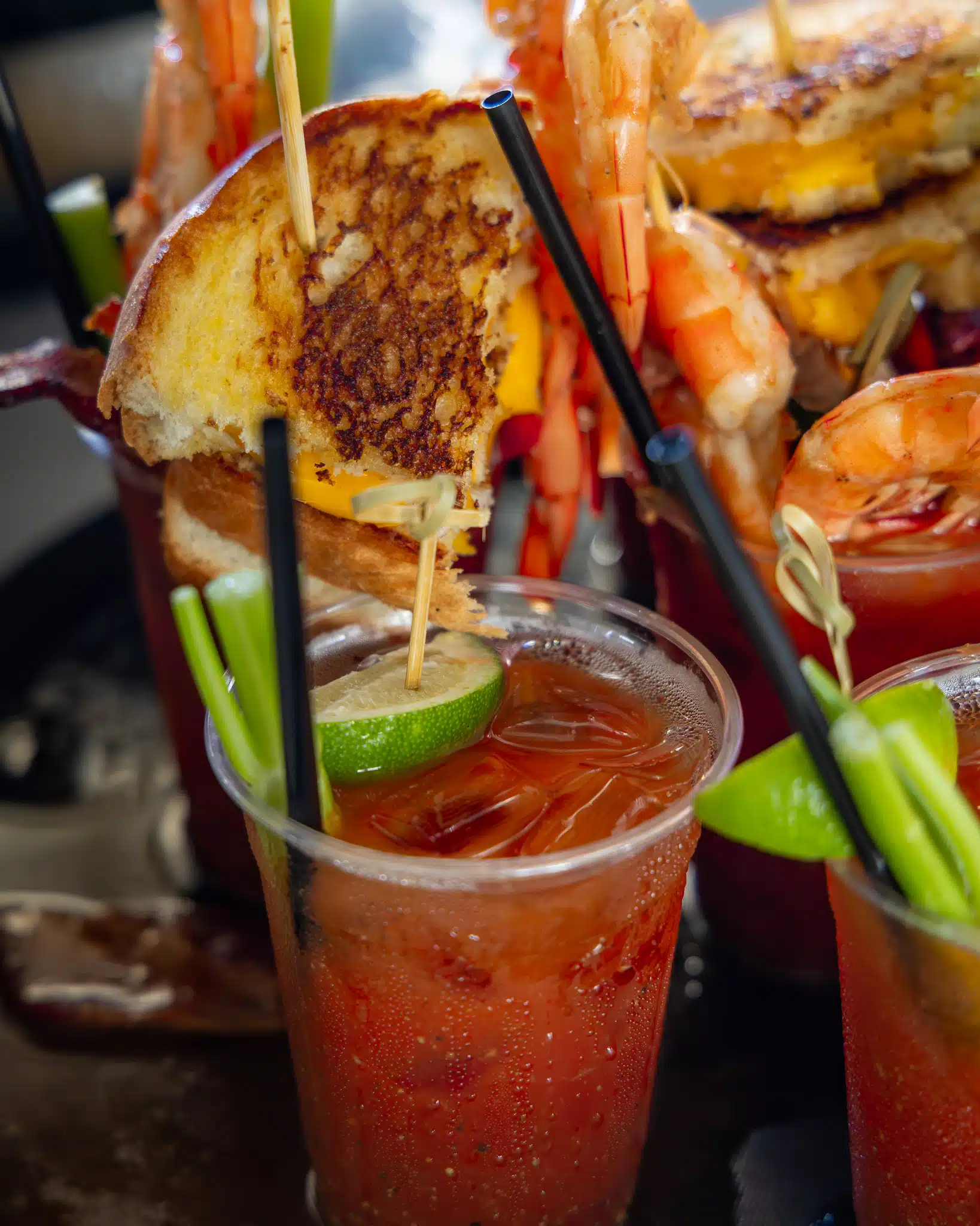Signature Bloody Mary served aboard the John's Pass Breakfast Club cruise.